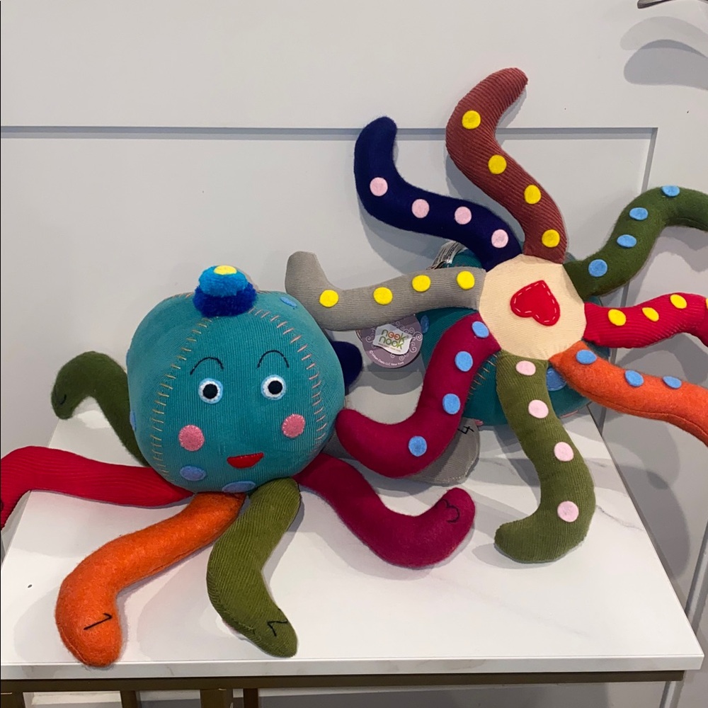 Colorful Octopus Plush Toy for Kids - Multicolor
